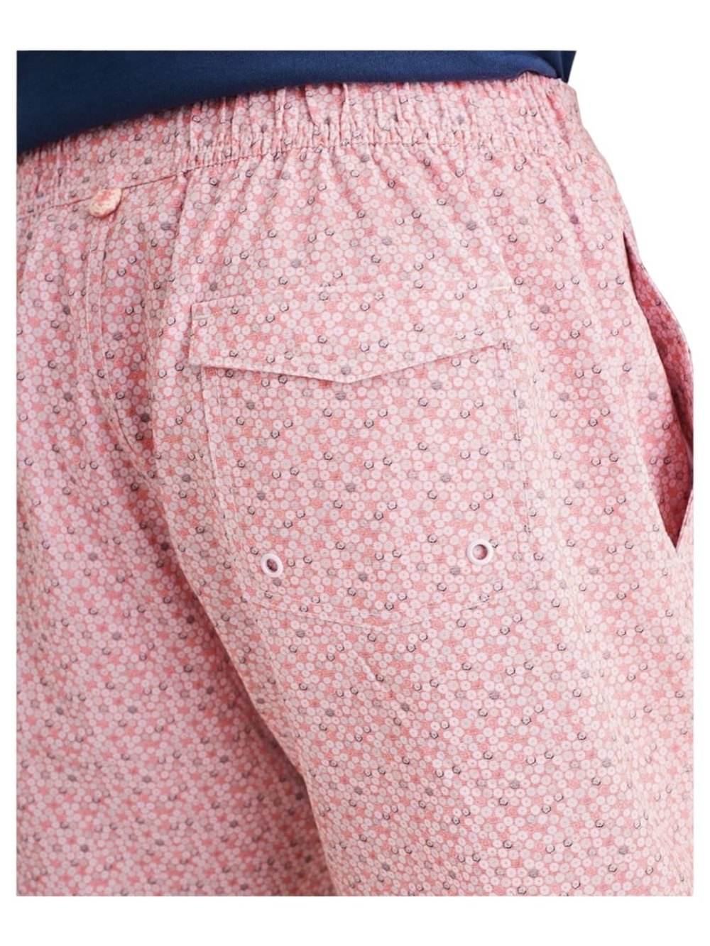 Men’s Johnnie-O Light Pink and Gray Jaco Swim Trunks Size Small “Tango” Print - Picture 2 of 16